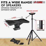 Coppia di supporti a treppiede 5Core per diffusori – immagine 10