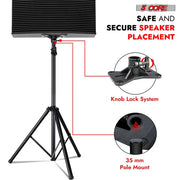 Coppia di supporti a treppiede 5Core per diffusori – immagine 3
