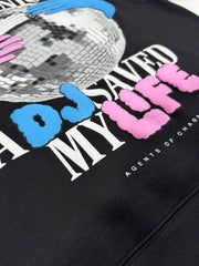 Felpa pesante con cappuccio “Saved by the DJ” – immagine 4