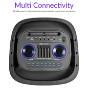 Diffusore DJ portatile IQ Sound 2×10" con Bluetooth – immagine 3