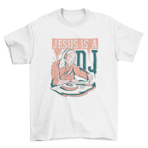 T-shirt Jesus DJ
