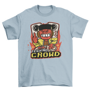 T-shirt DJ cartoon per feste e musica – immagine 13