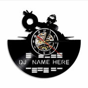 Orologio da parete DJ in disco di vinile