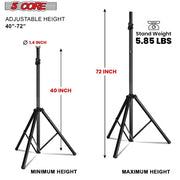 Coppia di supporti a treppiede 5Core per diffusori – immagine 8