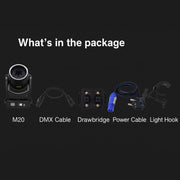 Testa mobile laser RGB 3 W / 5 W per show DJ – immagine 5