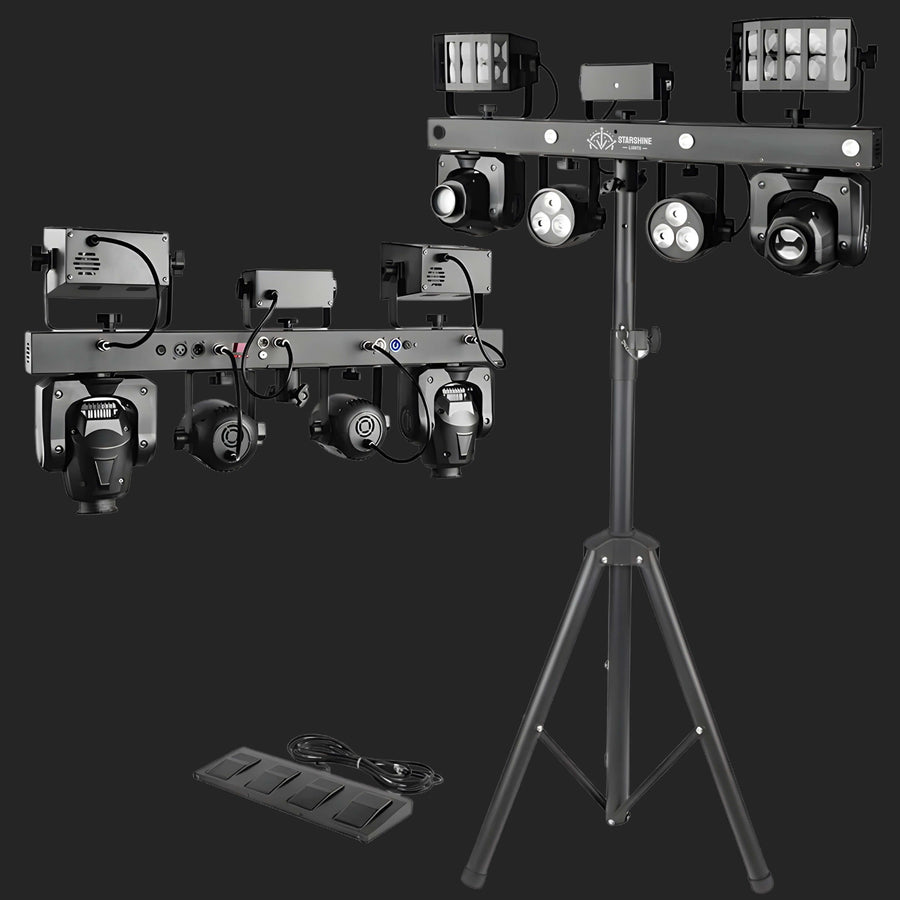 X15 GigBAR Move ILS 5-in-1 DJ Lighting System Moving Head, Laser & Strobe Bar