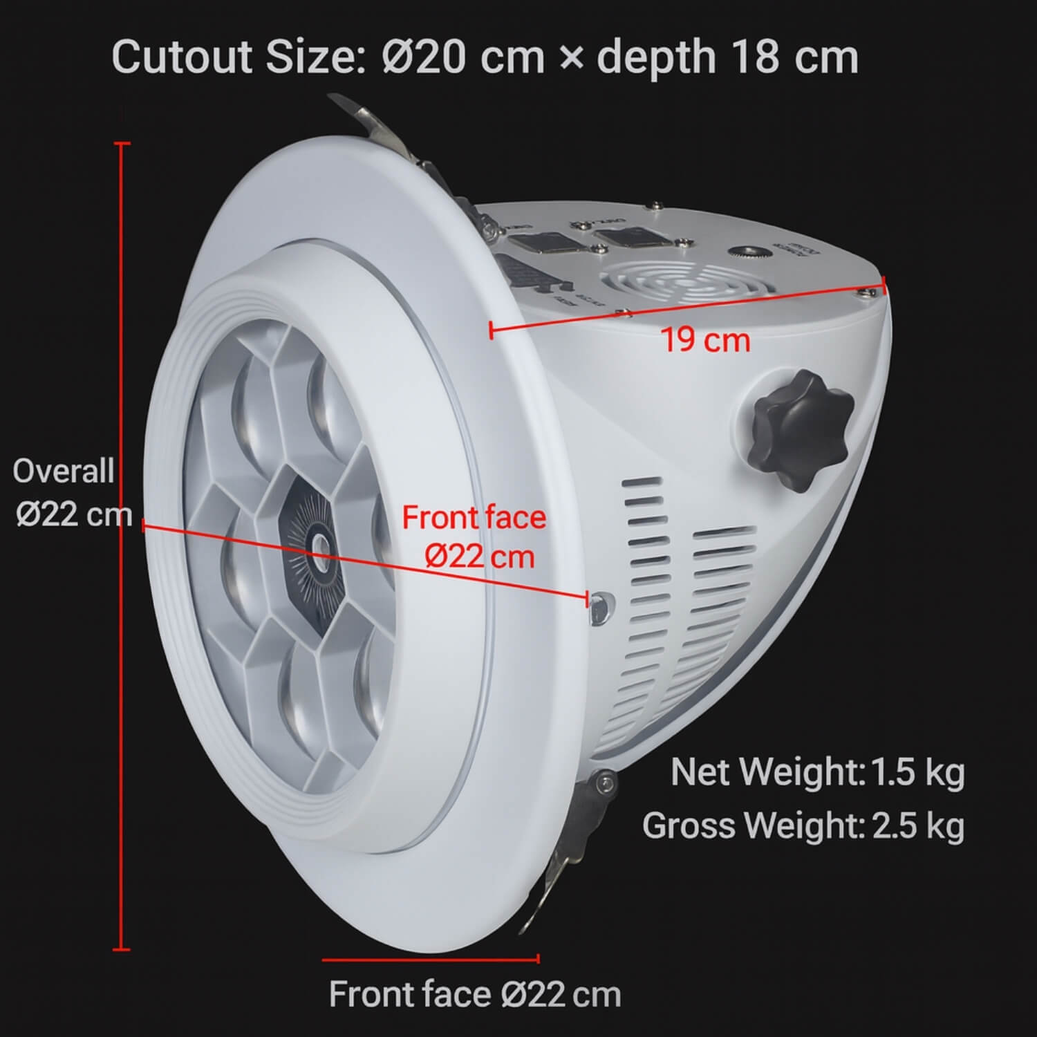 Sistema luce DJ X7 Bee-Eyes RGBW con laser verde